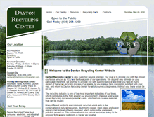 Tablet Screenshot of daytonrecyclingcenter.com